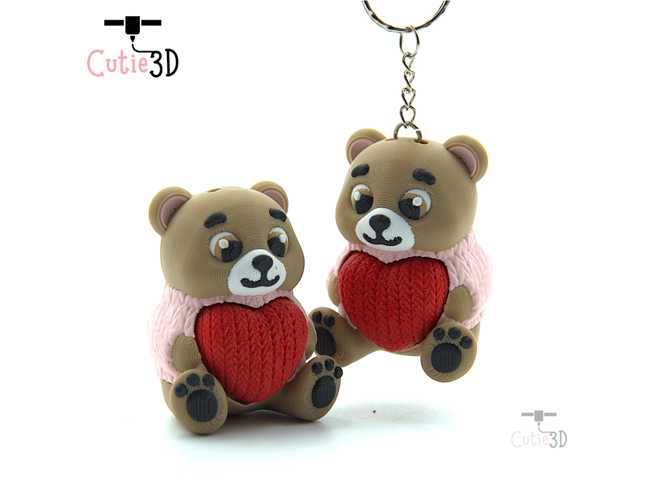 Cutie3D-Sweet Bear with Heart Keycap Fidget Clicker Keychain_10.png