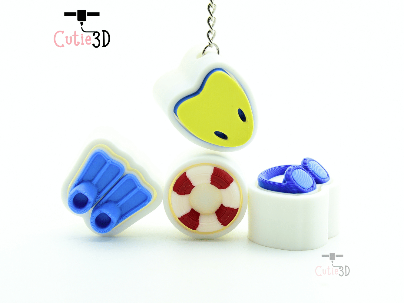 Cutie3D-Playful Swimming Theme Set of Clicker Keychains_10.png