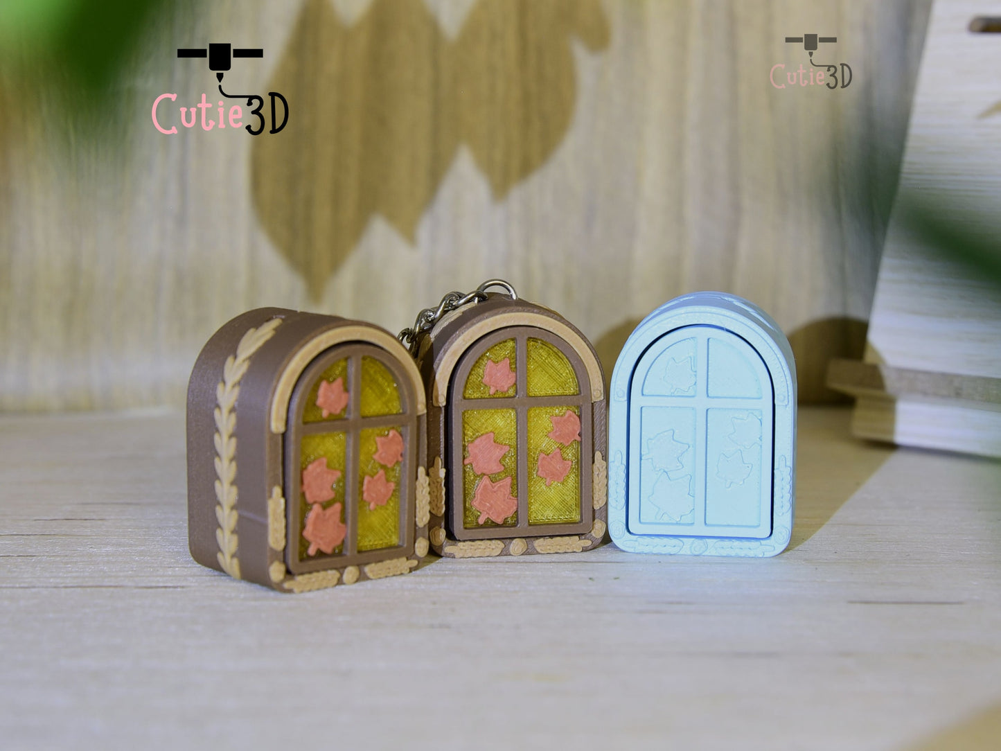 Cutie3D-Autumn Maple Window Lantern Fidget Led-Clicker Keychain_09.jpg