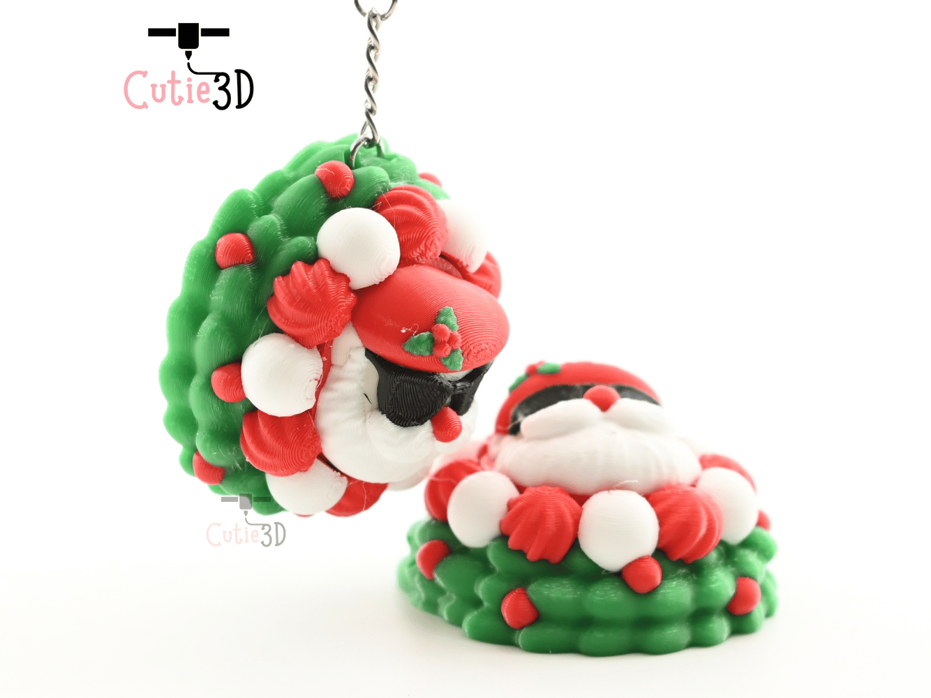 Cutie3D-Christmas Cool Santa Keycap Fidget Clicker Keychain_10.png
