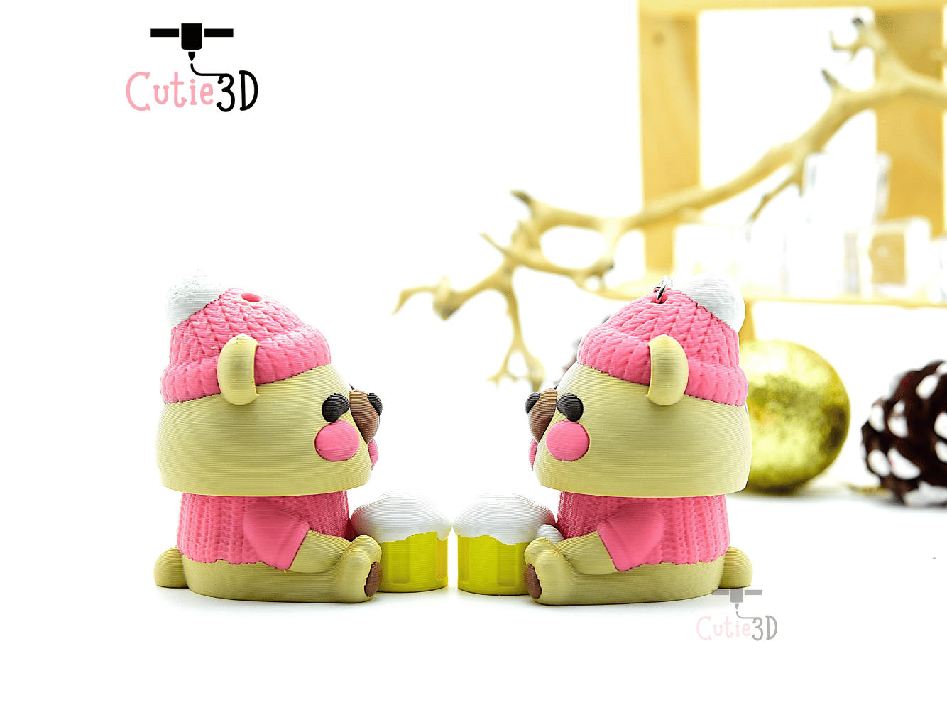 Cutie3D-Winter Drunk Bear Keycap Fidget Clicker Keychain_10.png