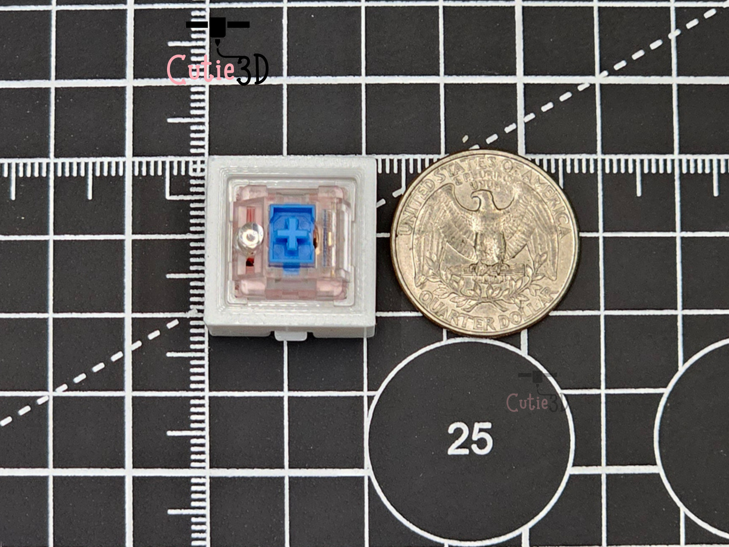 Cutie3D Ready-Click LED Module (20 Pack) β Pre-Assembled Light-Up Clicker with Battery Included