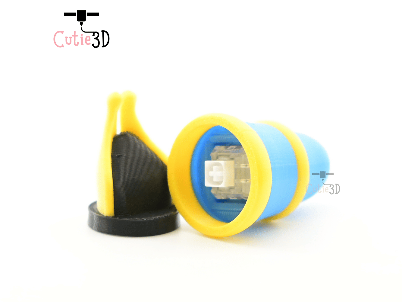 Digital Downloads - Cutie3D Back To School Pen Keycap Fidget Clicker Keychain - Cute Backpack Keychain