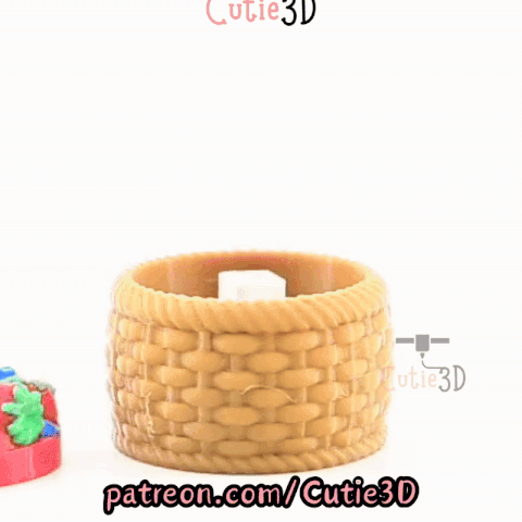 Digital Downloads - Cutie3D Basket Of Berries Keycap Fidget Clicker Keychain - Cute Backpack Keychain