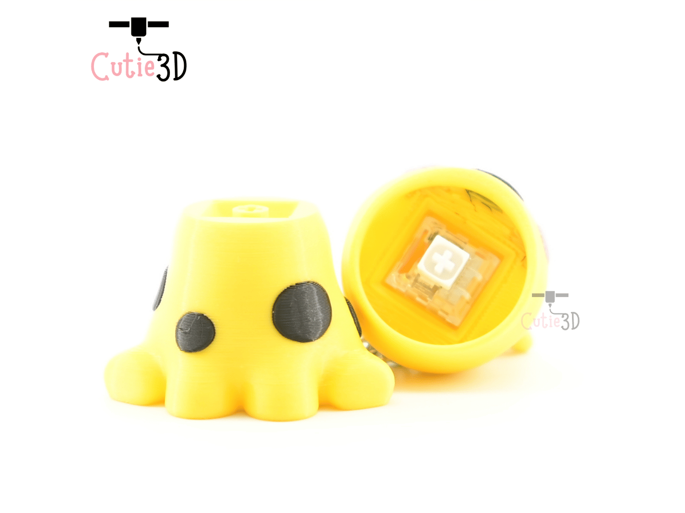 Digital Downloads - Cutie3D Giraffe For Animal Lovers Keycap Fidget Clicker Keychain - Cute Backpack Keychain