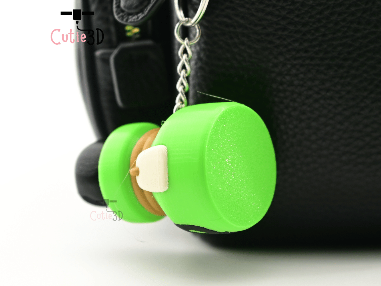 Digital Downloads - Cutie3D Halloween Skull Poison Bottle Keycap Fidget Clicker Keychain - Cute Backpack Keychain
