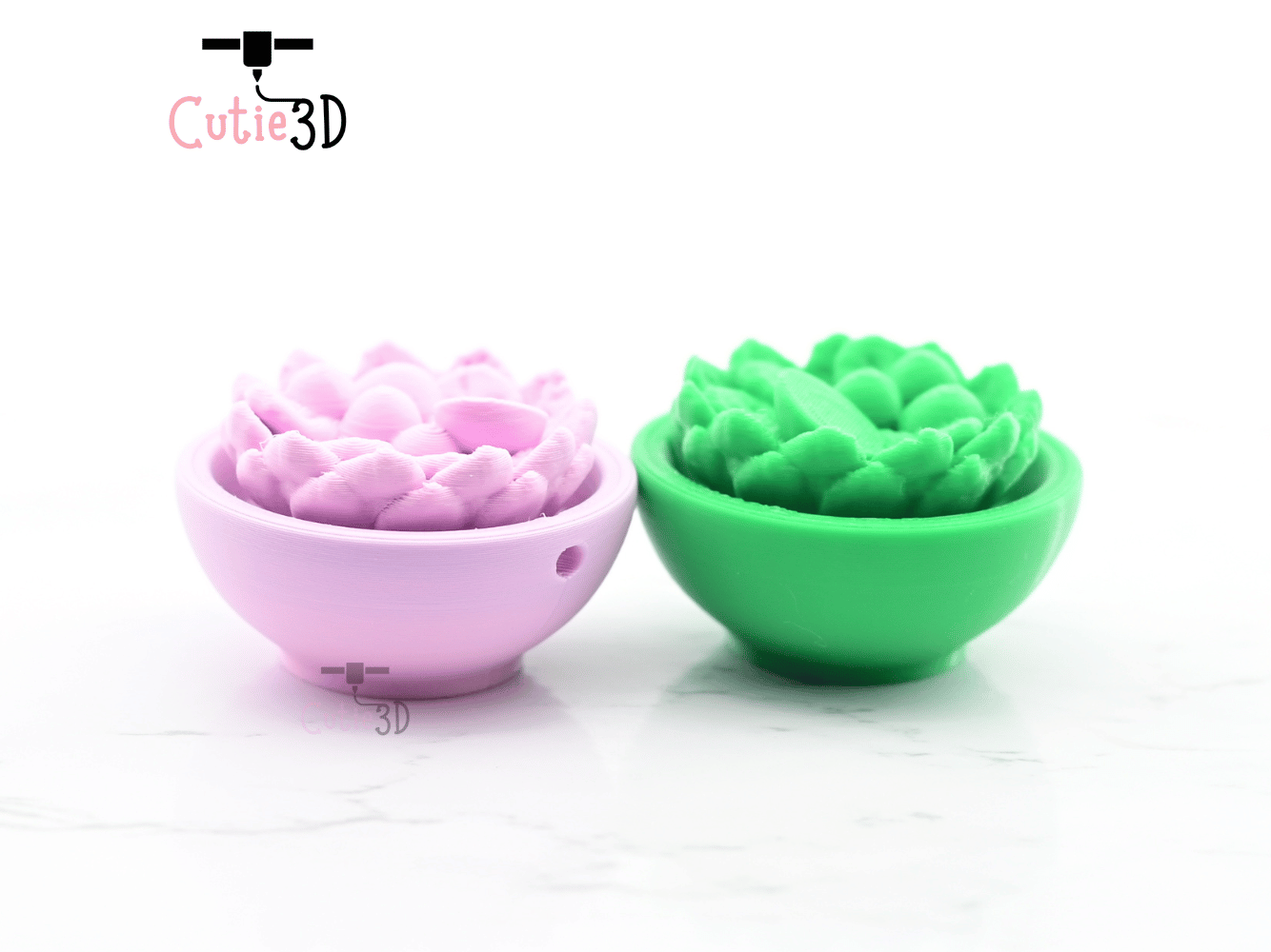 Digital Downloads - Cutie3D Keycap Fidget Clicker Salad Bowl Keychain - Cute Backpack Keychain
