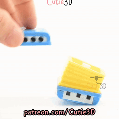 Digital Downloads - Cutie3D Retro Accordion For Music Lovers Keycap Fidget Clicker Keychain - Cute Backpack Keychain