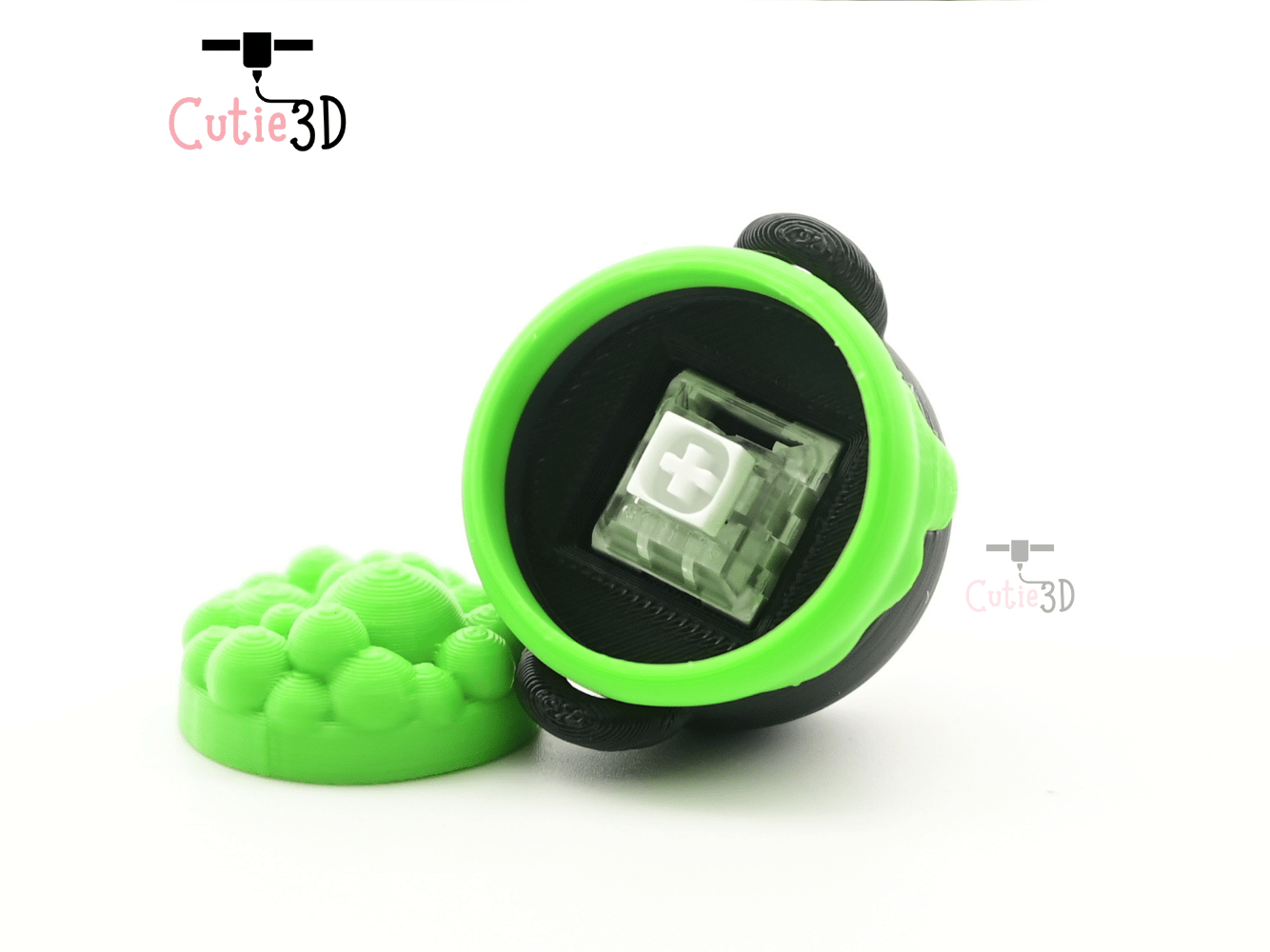 Digital Downloads - Cutie3D Spooky Halloween Poison Cauldron Keycap Fidget Clicker Keychain - Cute Backpack Keychain