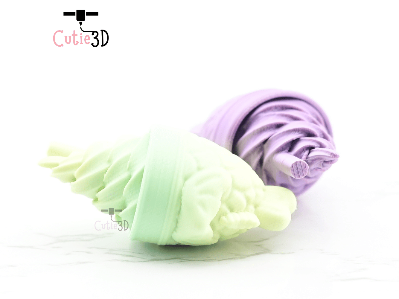 Digital Downloads - Cutie3D Taiyaky Fish Waffle Ice Cream Keycap Fidget Clicker Keychain - Cute Backpack Keychain