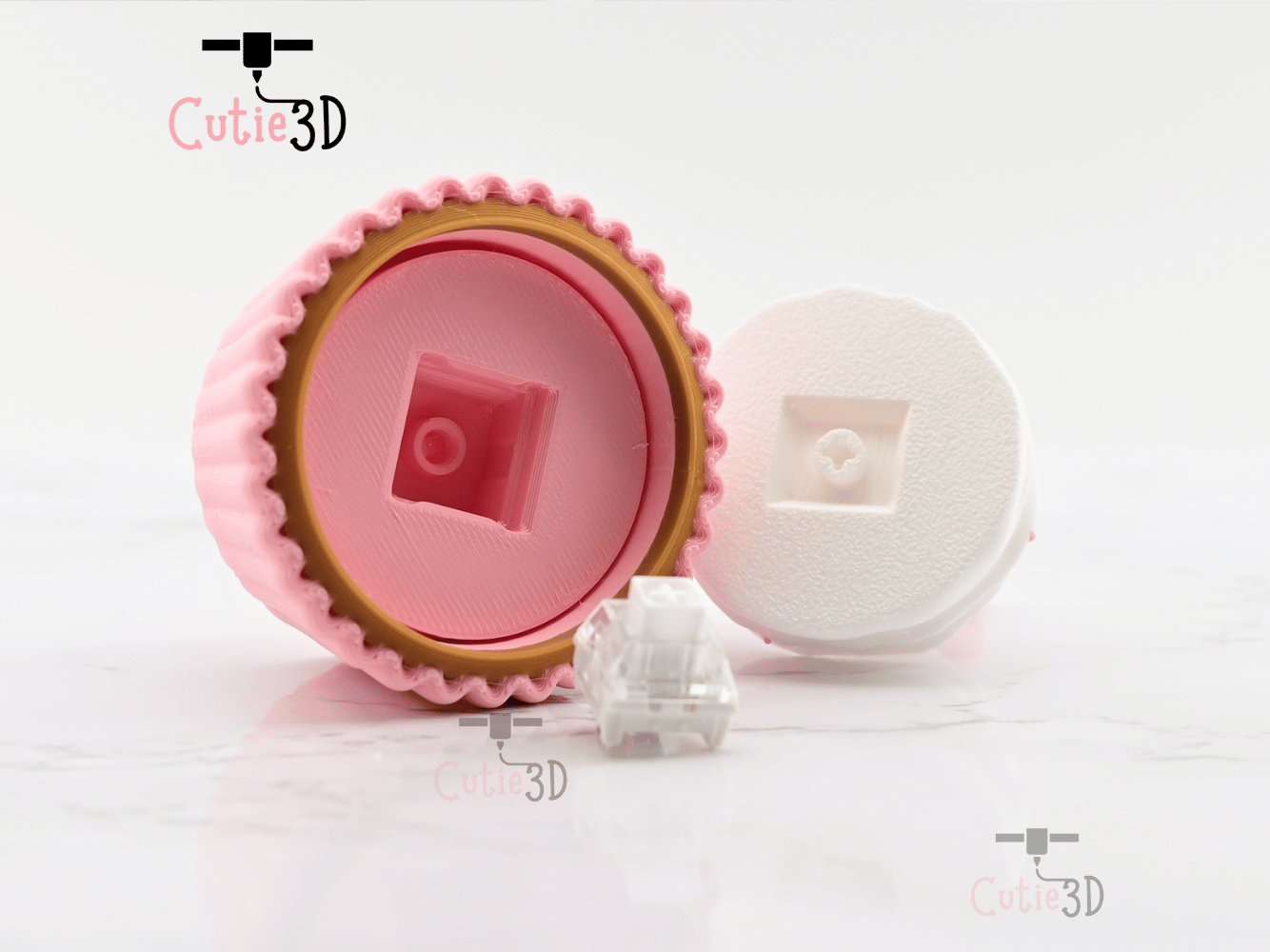 Digital Downloads - Cutie3D Twisty Clicker Valentine Heart Cupcake