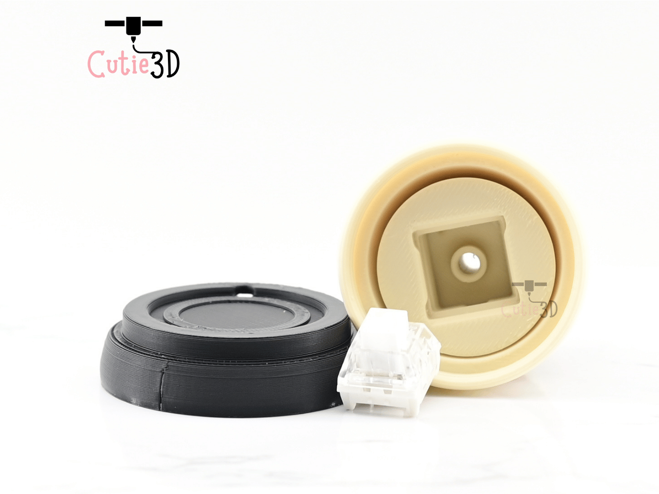 Digital Downloads - Cutie3D Twisty Coffee Cup Fidget Clicker Keychain - Cute Backpack Keychain