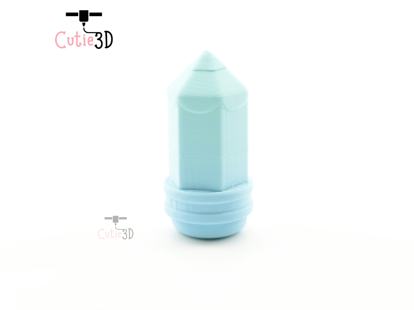 Digital Downloads - Cutie3D Wooden Pencil Keycap Fidget Clicker Keychain - Cute Backpack Keychain