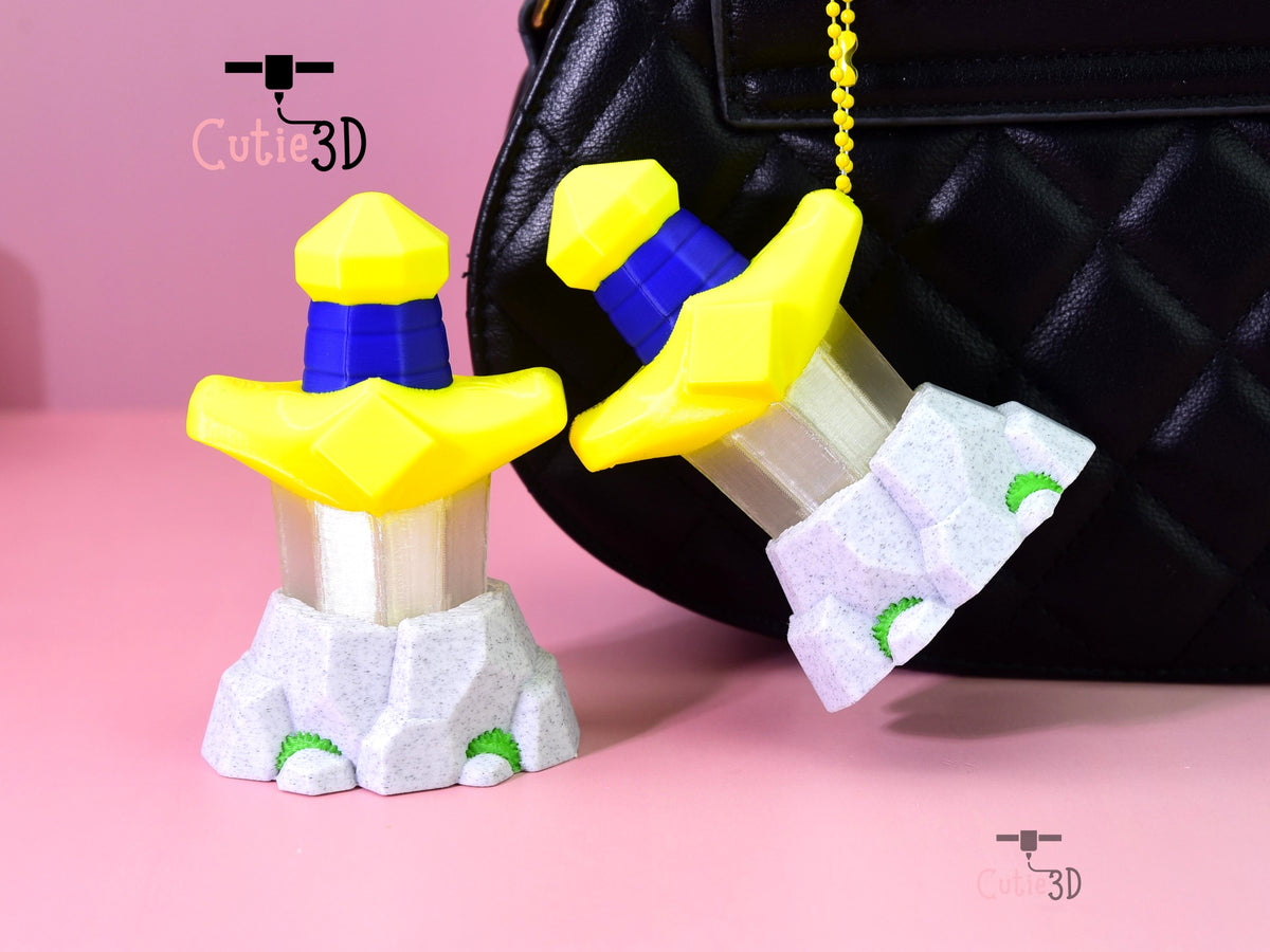 Cutie3D-Sword in the Stone Fidget Led Clicker Keychain_05.jpg
