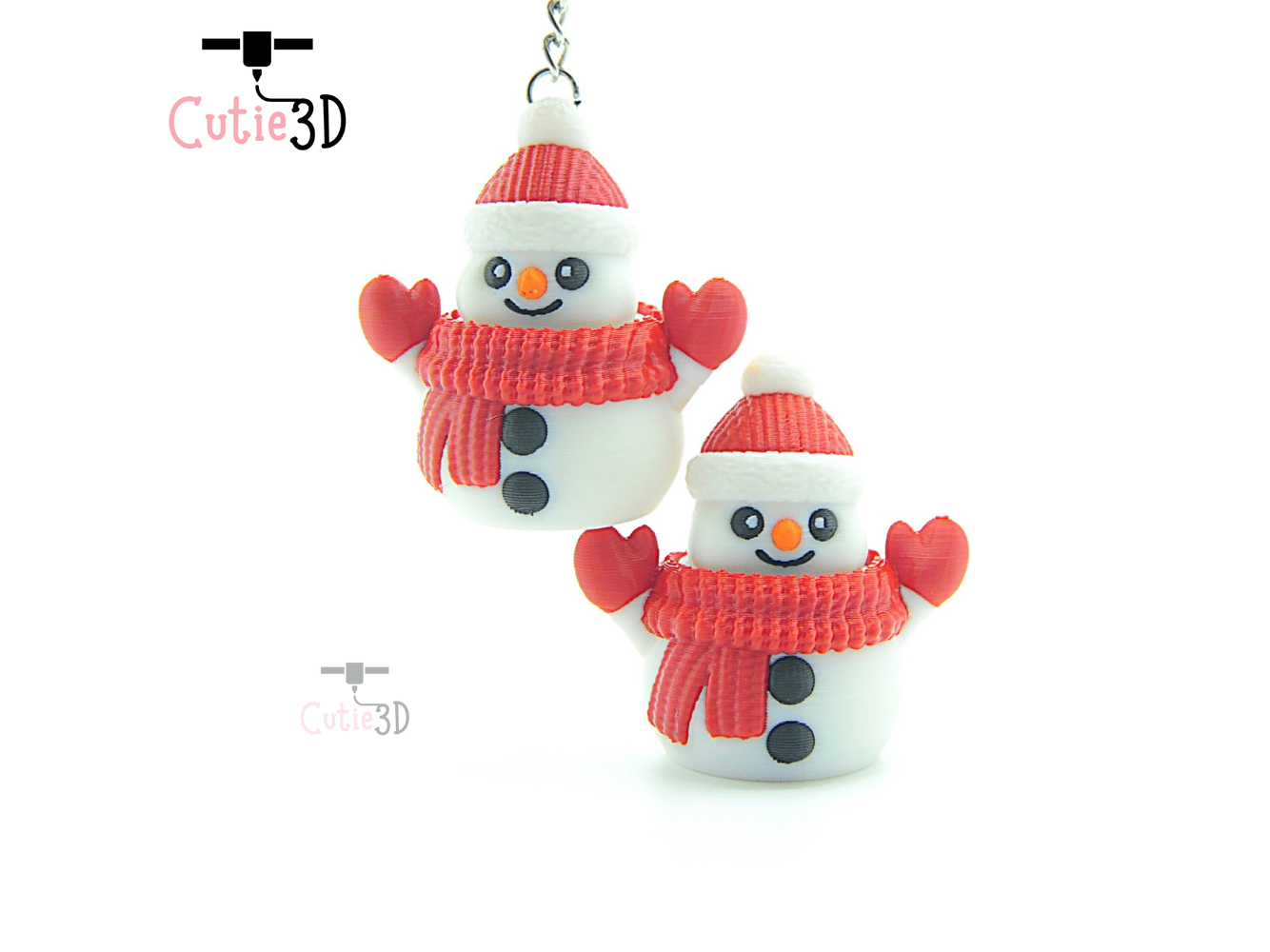 Cutie3D-Winter Snowman Keycap Fidget Clicker Keychain_10.png