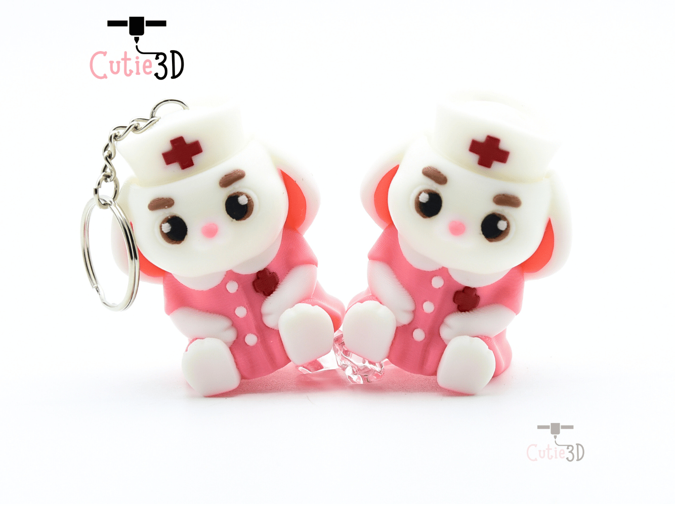 Cutie3D-Nurse Bunny for Animal Lovers Fidget Clicker Keychain_10.png
