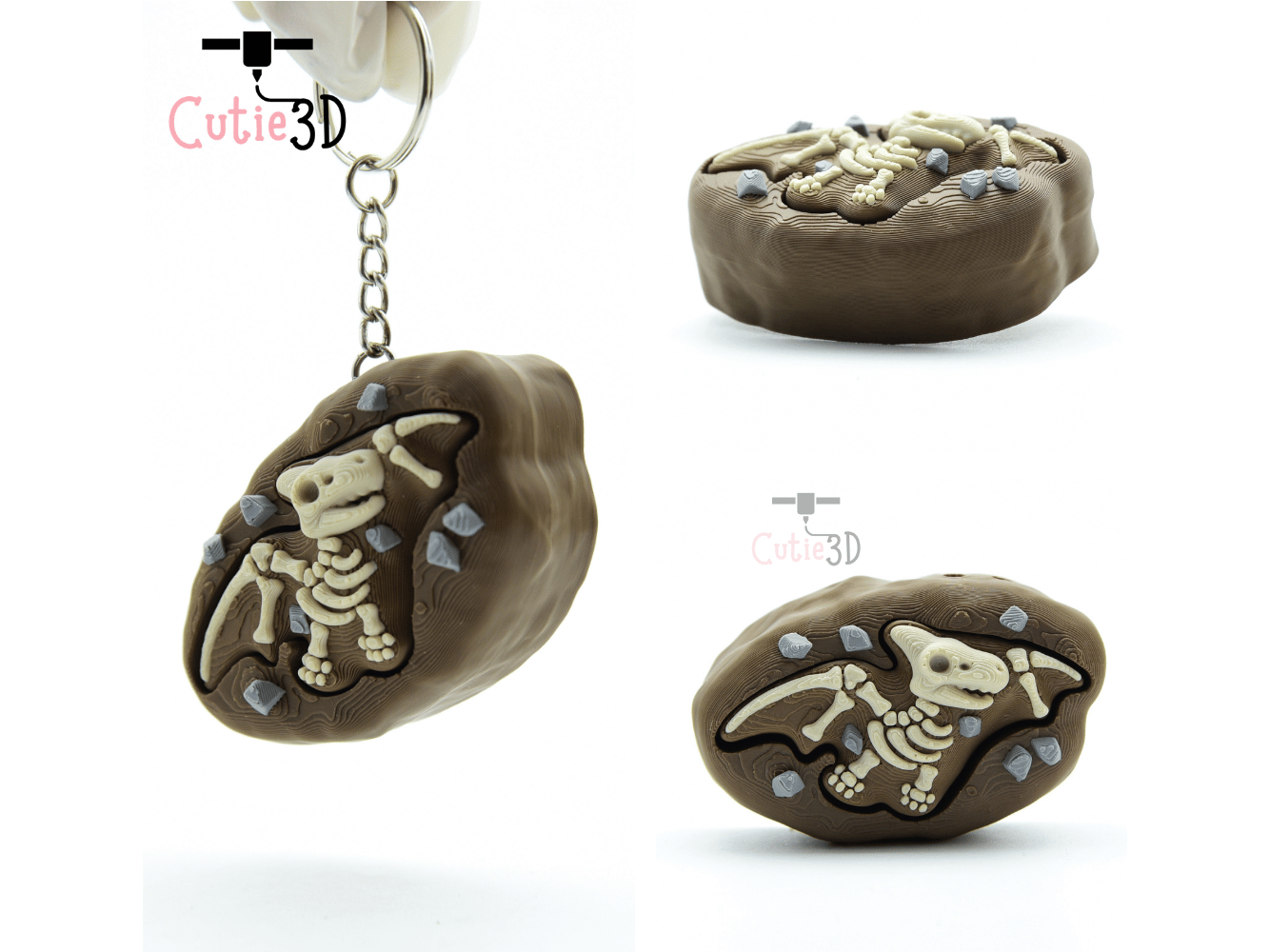 Cutie3D-Dinosaur Fossil Set of Clicker Keychains_02.png