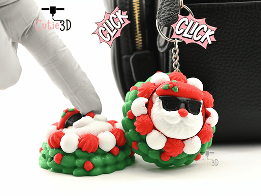 Cutie3D-Christmas Cool Santa Keycap Fidget Clicker Keychain_01.png