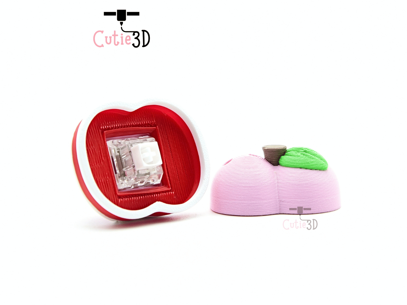 Cutie3D-Summer Peach for Fruit Lovers Set of Clicker Keychains_03.png