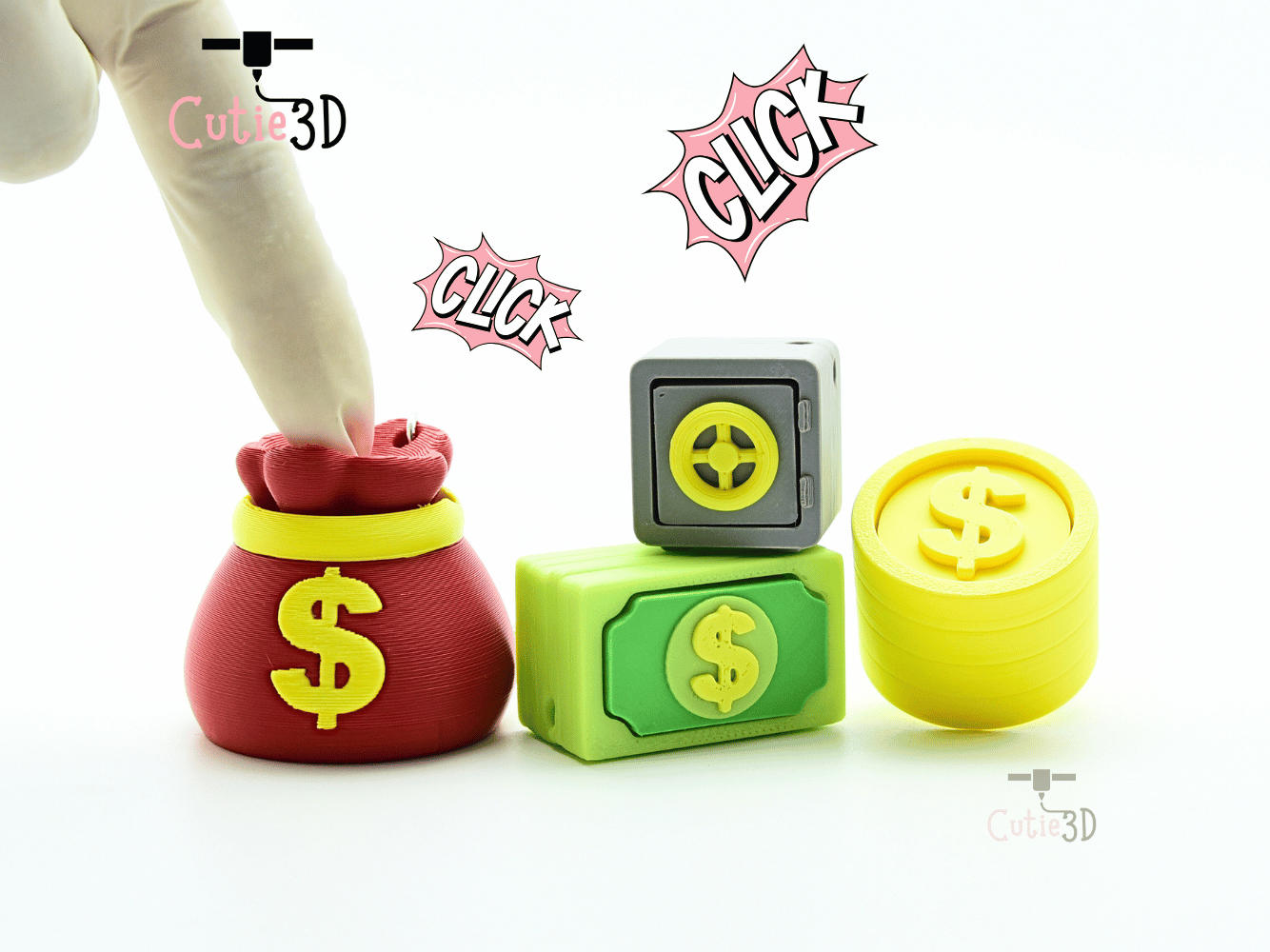 Cutie3D-Lucky Money Themed Set of Clicker Keychains_01.png