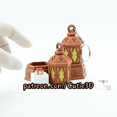 Cutie3D-Warmlight Lantern Fidget Led-Clicker Keychain_11.gif
