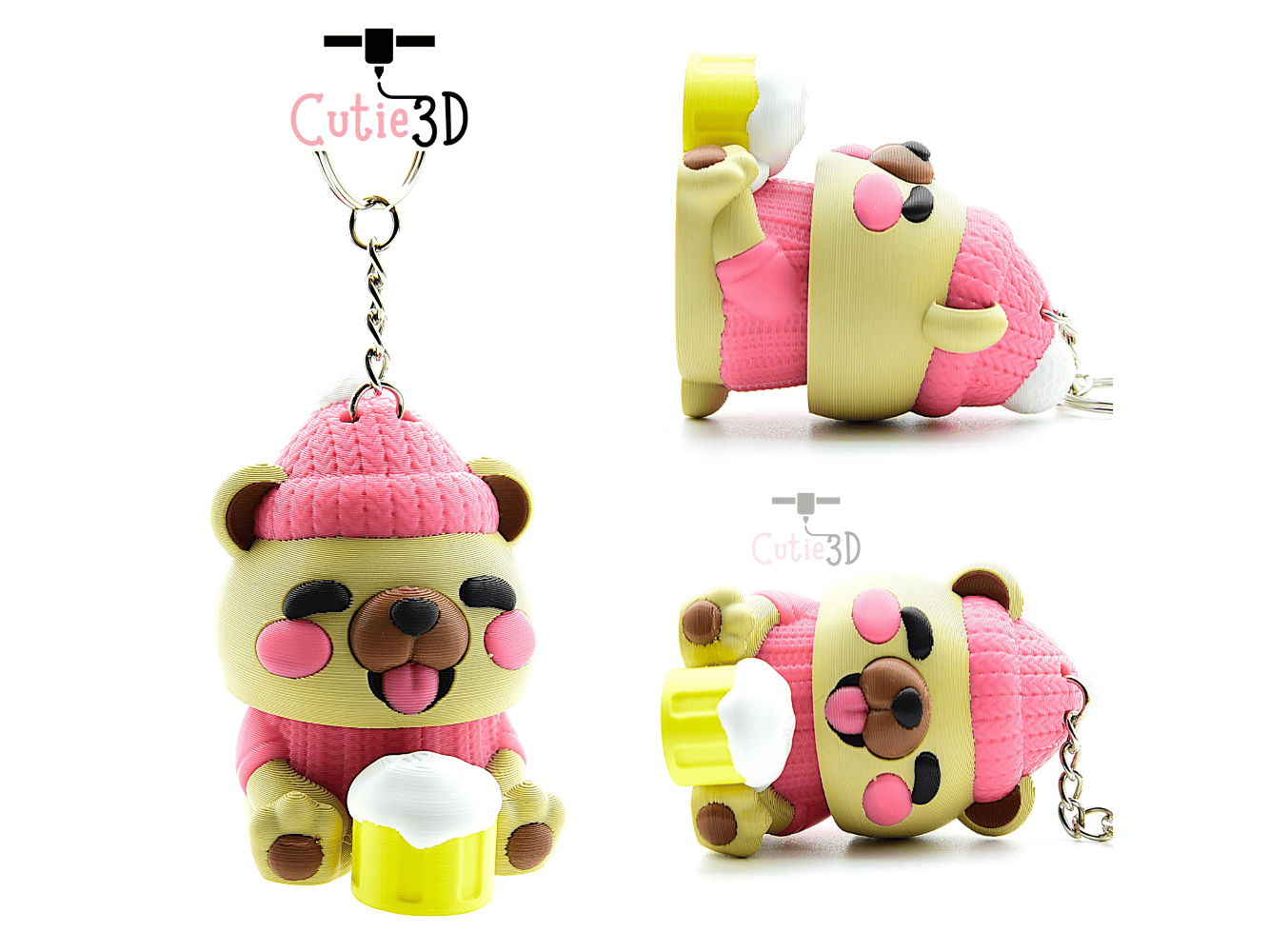 Cutie3D-Winter Drunk Bear Keycap Fidget Clicker Keychain_02.png