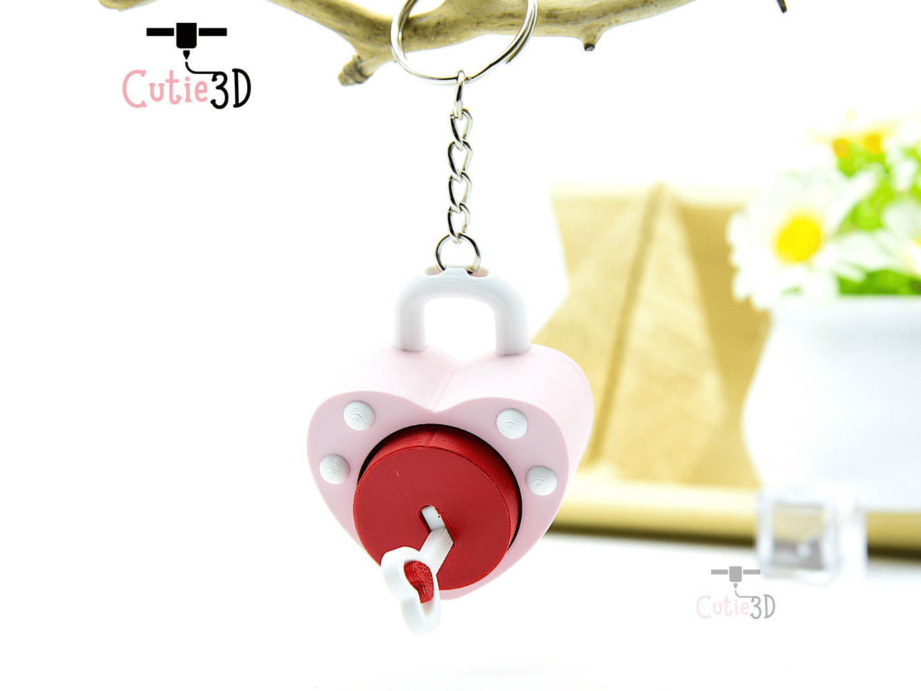 Cutie3D-Valentine Heart Lock and Key Keycap Fidget Clicker Keychain_07.png
