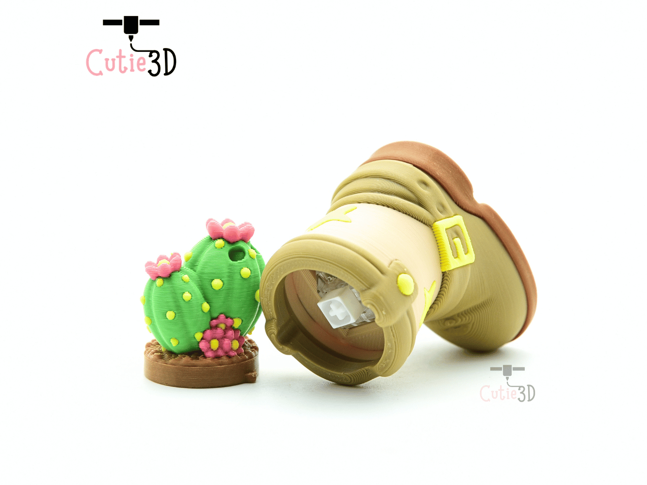 Cutie3D-Cute Cactus Boots Fidget Clicker Keychain_03.png