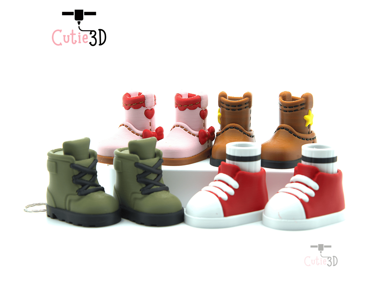 Cutie3D-Shoes and Boots for Fashion Lovers Set of Clicker Keychains_10.png