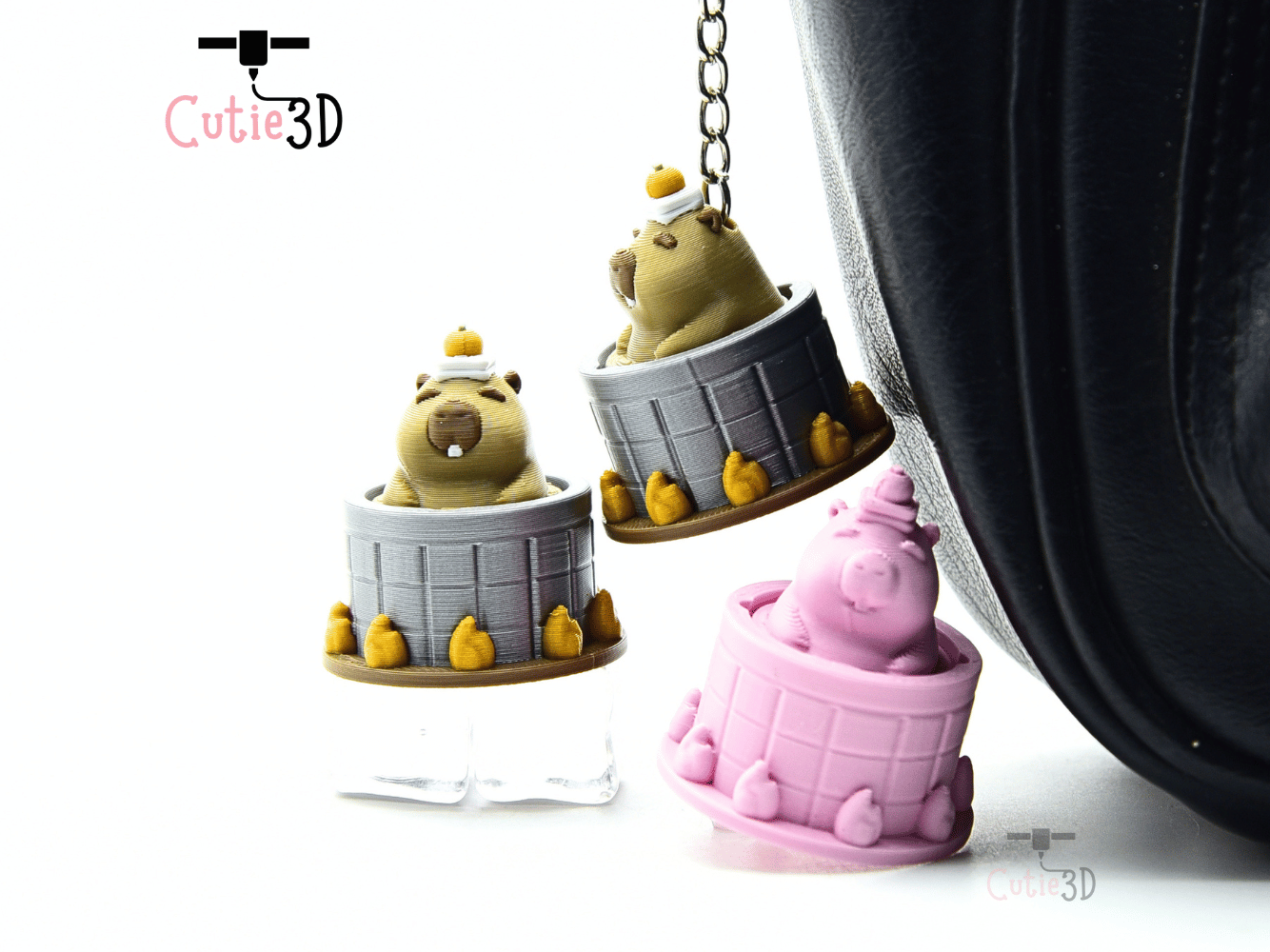 Cutie3D-Relaxed Capybara in Hot Spring Fidget Clicker Keychain_05.png