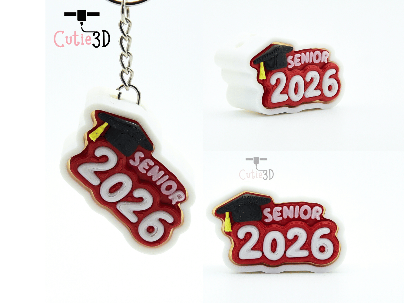 Cutie3D-Graduation Celebration Hat 2026 Fidget Clicker Keychain_02.png