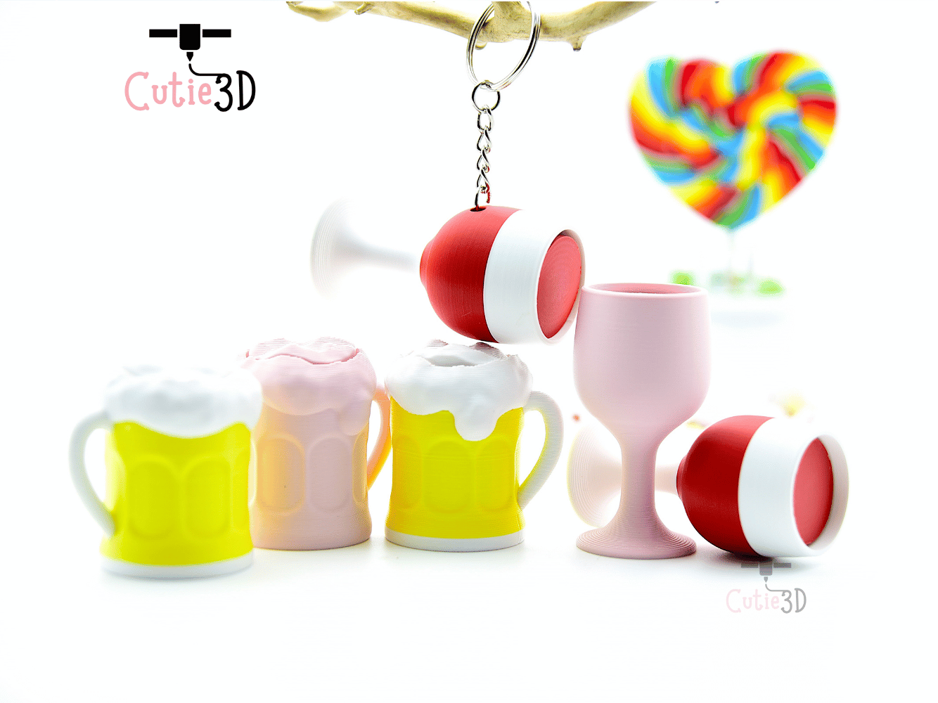 Cutie3D-Beer and Wine Cheers Set of Keycap Clicker Keychains_05.png