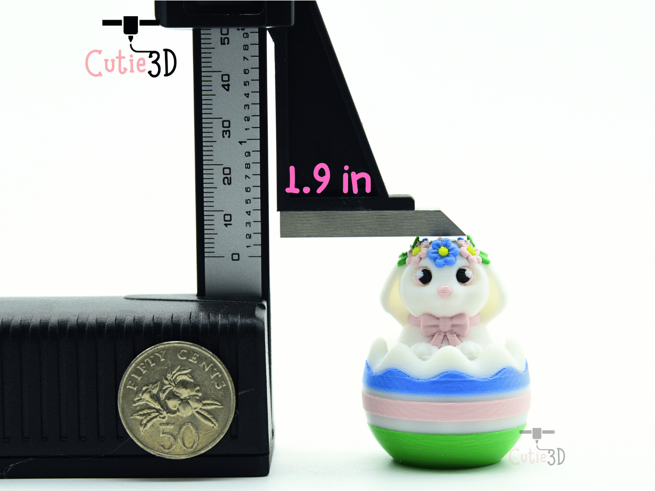 Cutie3D-Easter Bunny in Egg Fidget Clicker Keychain_04.png