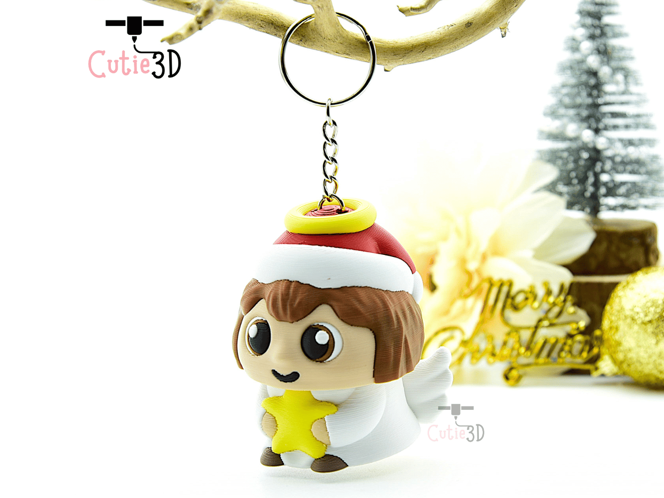 Cutie3D-Little Angel Keycap Fidget Clicker Keychain_07.png