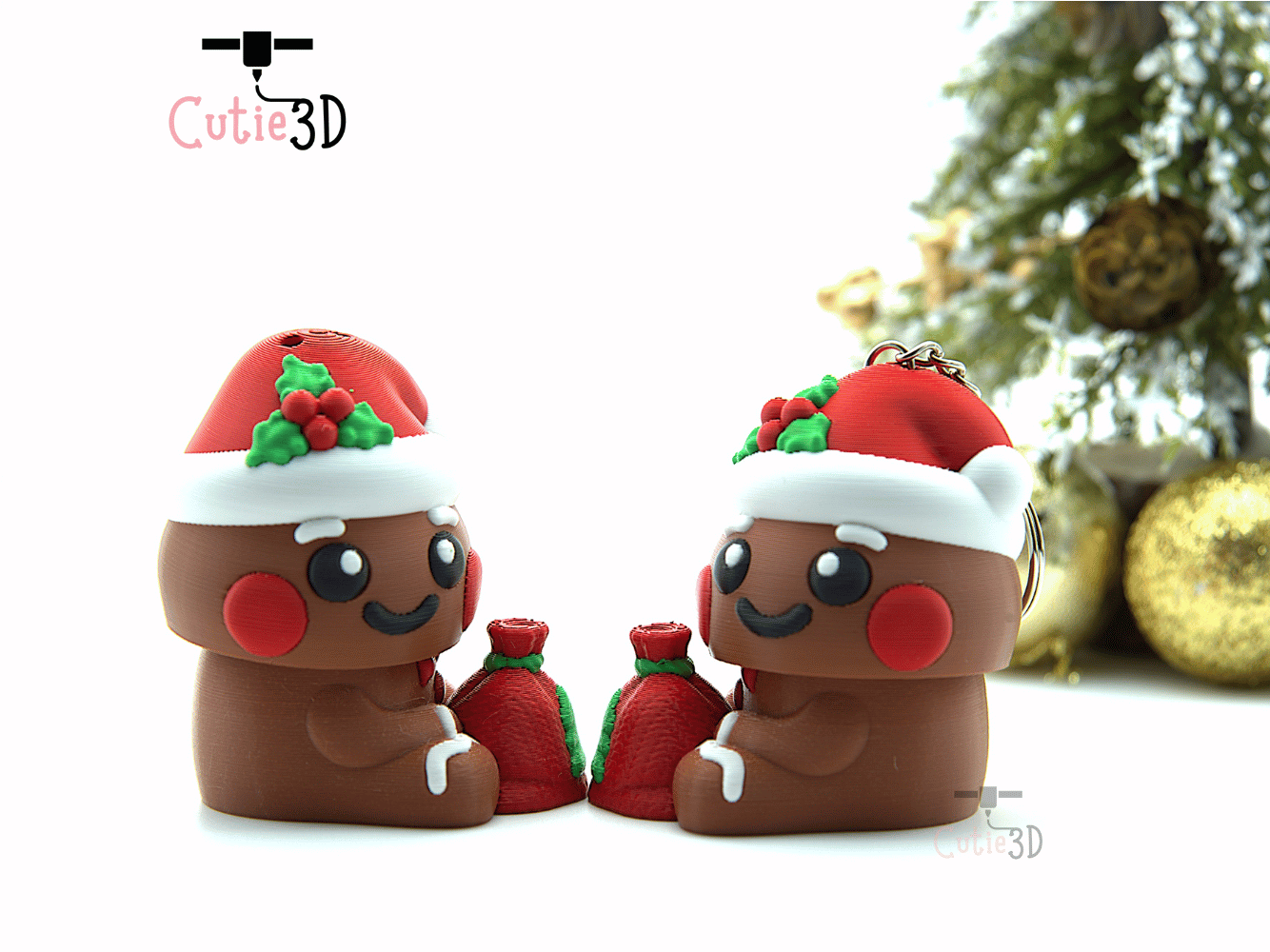 Cutie3D-Christmas Gingerbread Man Keycap Fidget Clicker Keychain_10.png