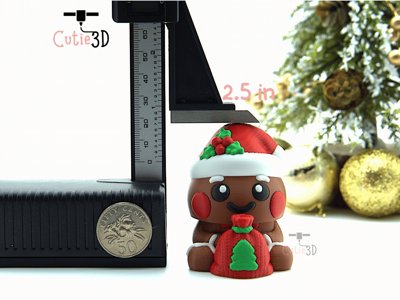 Cutie3D-Christmas Gingerbread Man Keycap Fidget Clicker Keychain_04.png