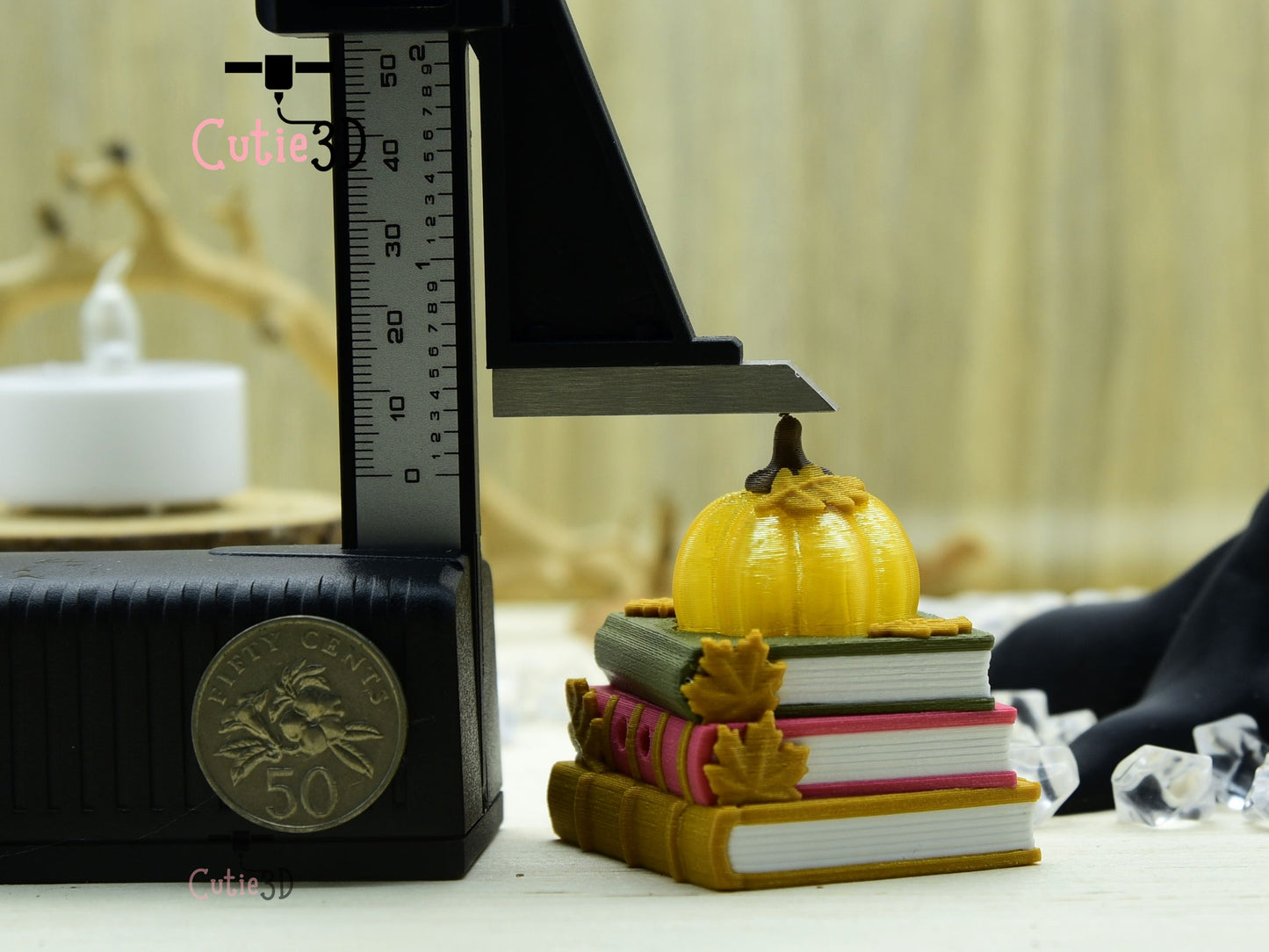Cutie3D-Autumn Pumpkin Book Fidget Led-Clicker Keychain_03.jpg