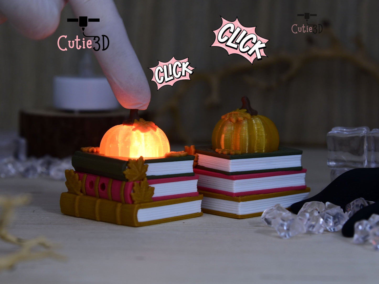 Cutie3D-Autumn Pumpkin Book Fidget Led-Clicker Keychain_01.jpg