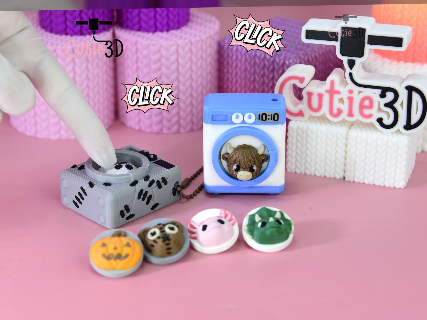 Cutie3D-Pet Laundry Spinner Set of Clicker Keychains_01.jpg
