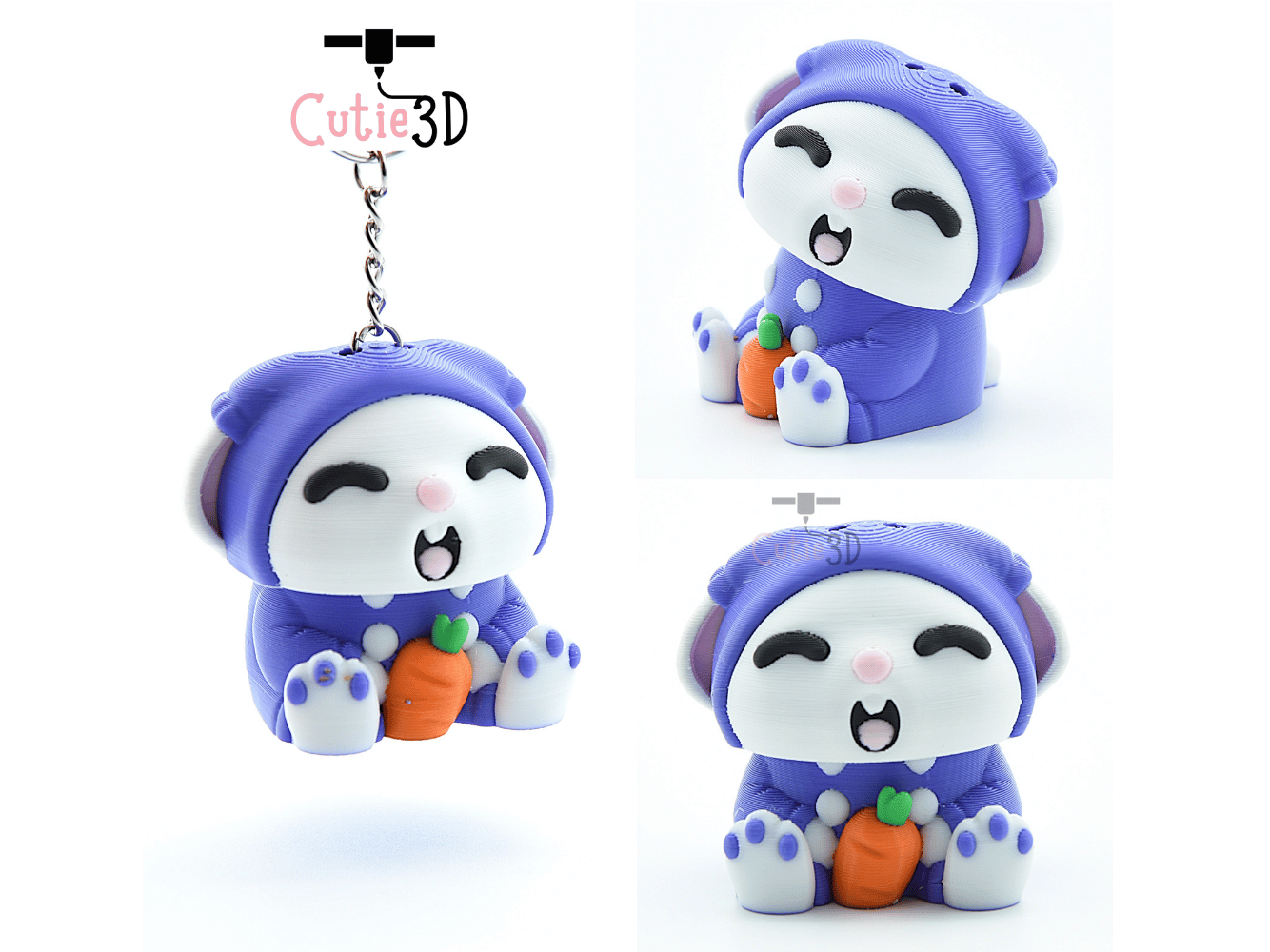 Cutie3D-Winter Cozy Rabbit Keycap Fidget Clicker Keychain_02.png