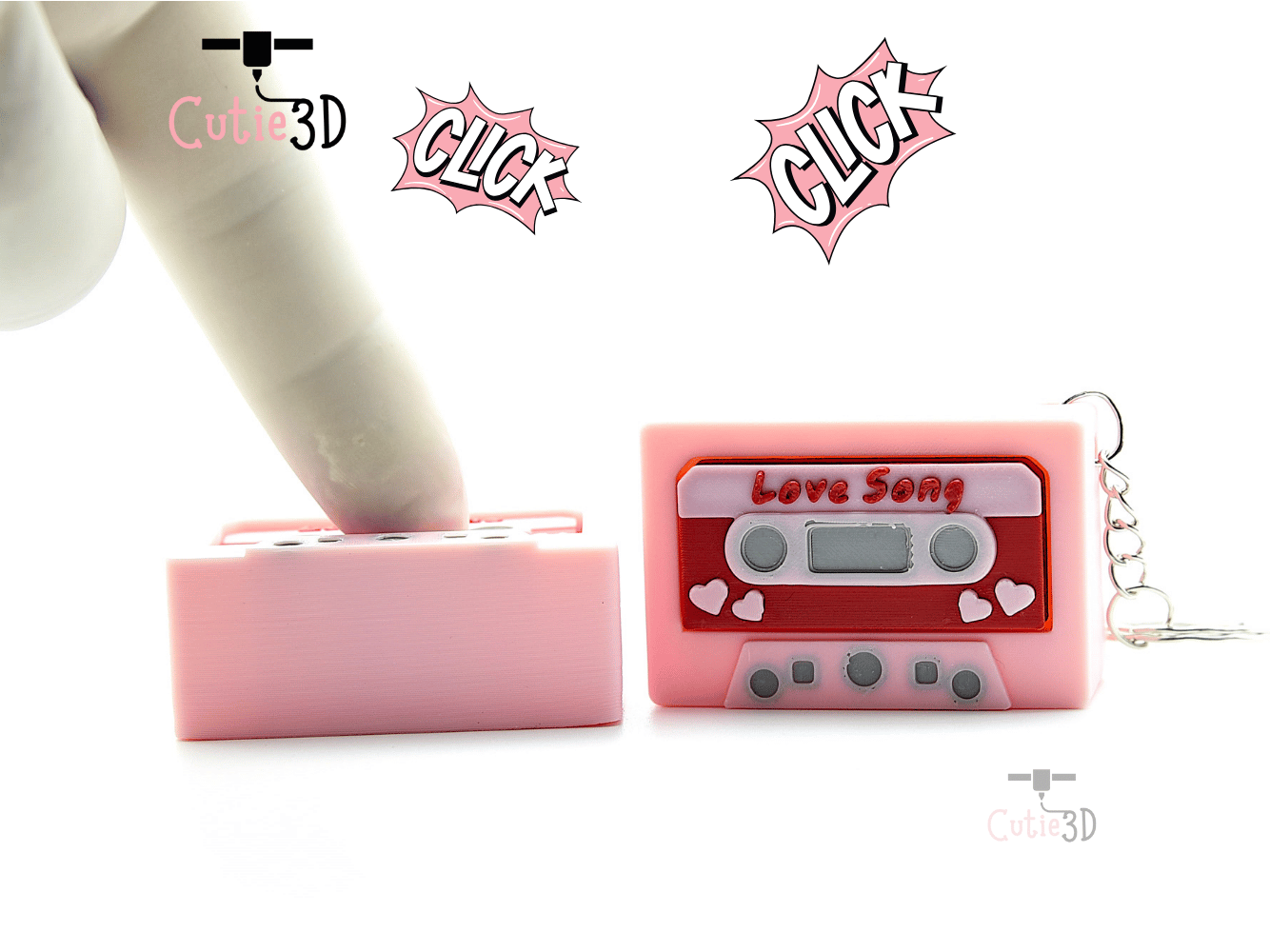 Cutie3D-Valentine Love Song Tape Keycap Fidget Clicker Keychain_01.png