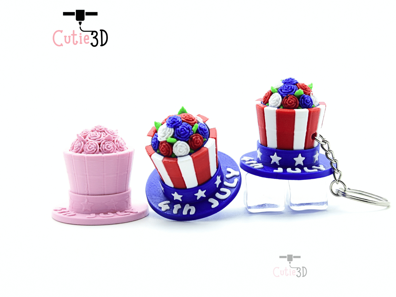 Cutie3D-Patriotic Flower Hat Fidget Clicker Keychain_08.png