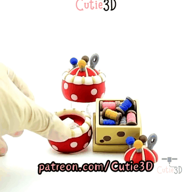 Cutie3D-Clicky Little Sewing Tools Fidget Clicker Keychain_11.gif