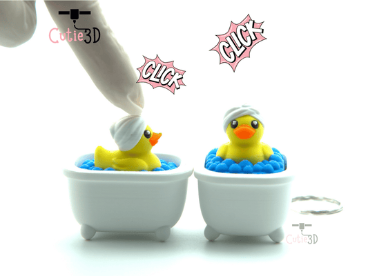 Cutie3D-Duck in Bathtub Fidget Clicker Keychain_01.png