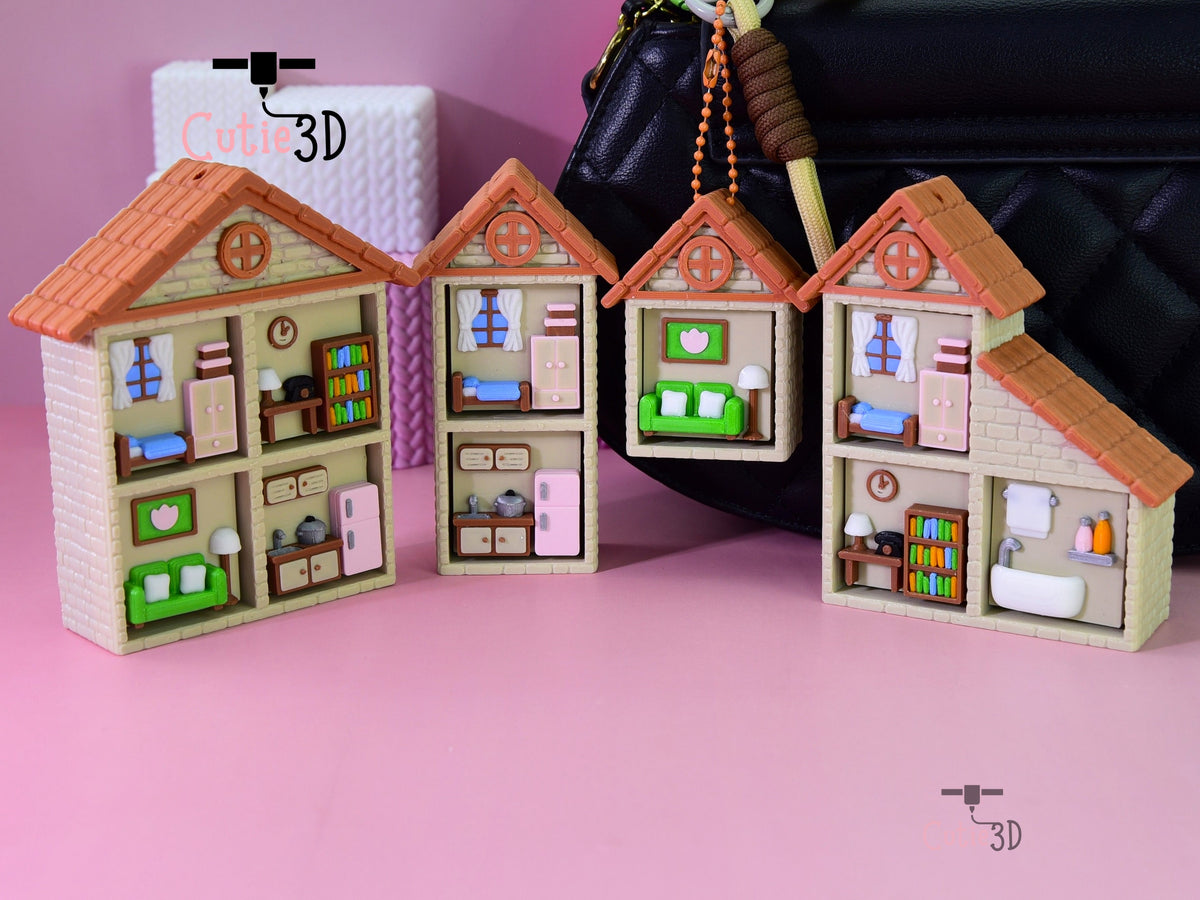 Cutie3D-Little Cottage Village Set of Clicker Keychains_06.jpg