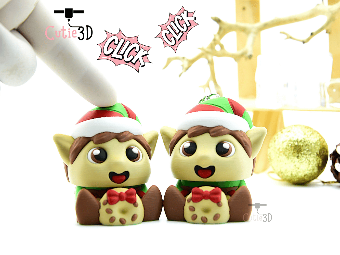 Cutie3D-Christmas Elf Keycap Fidget Clicker Keychain_01.png
