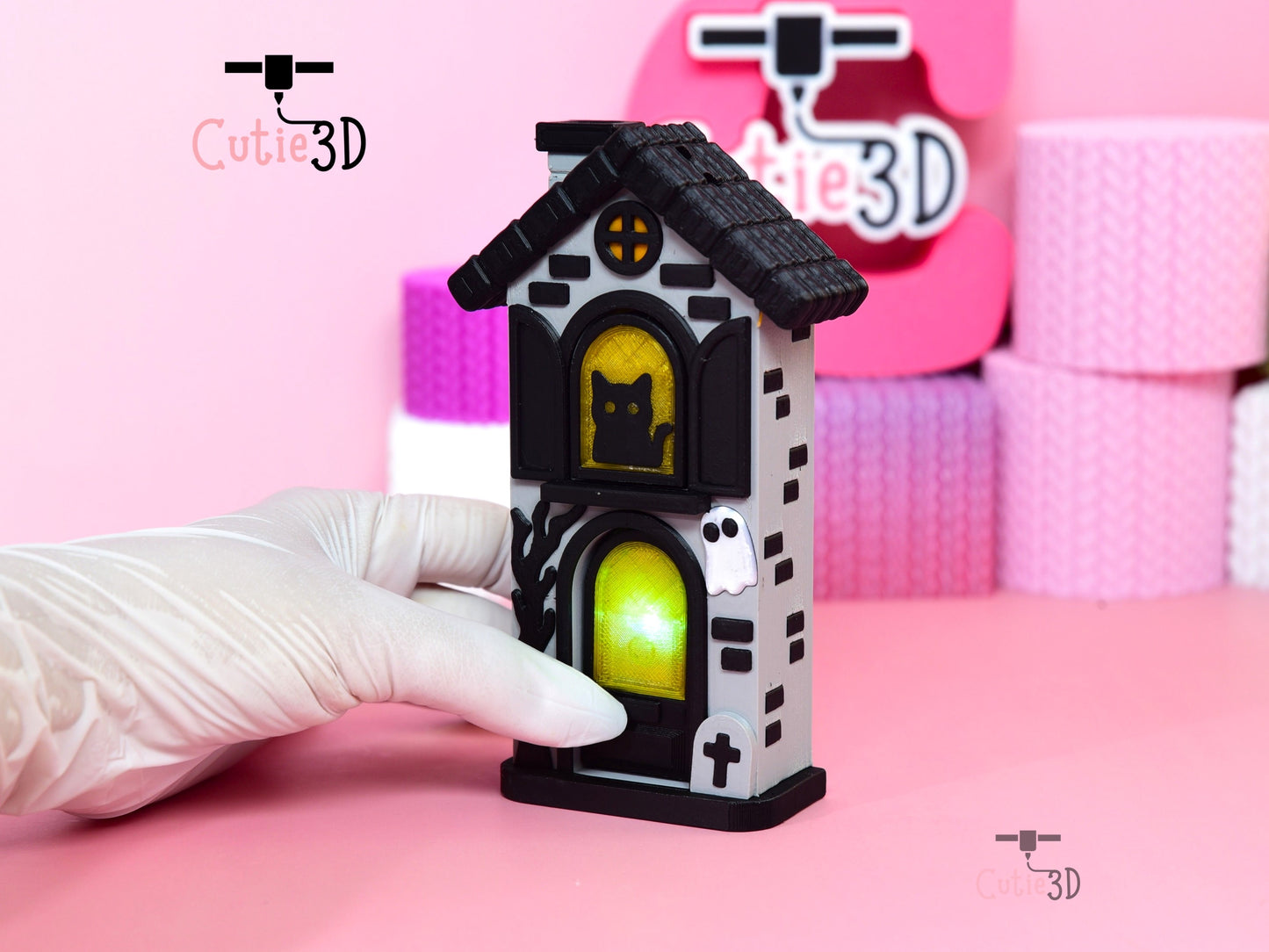 Cutie3D-Halloween Haunted Little Cottage Fidget Led Clicker Keychain_03.jpg