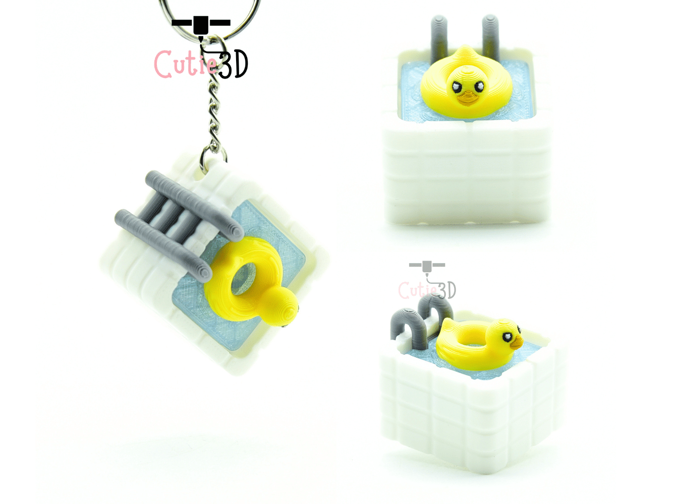 Cutie3D-Mini Pool Duck Fidget Clicker Keychain_02.png