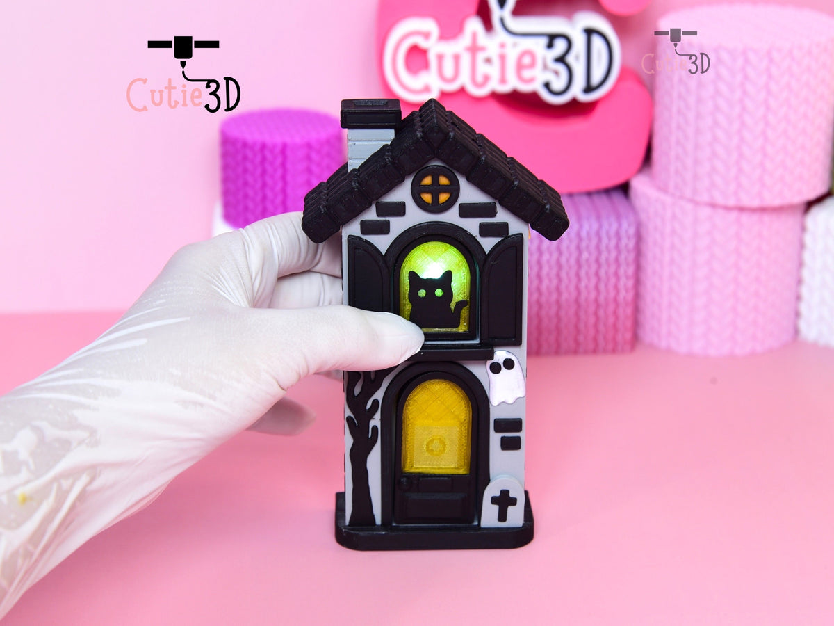 Cutie3D-Halloween Haunted Little Cottage Fidget Led Clicker Keychain_02.jpg