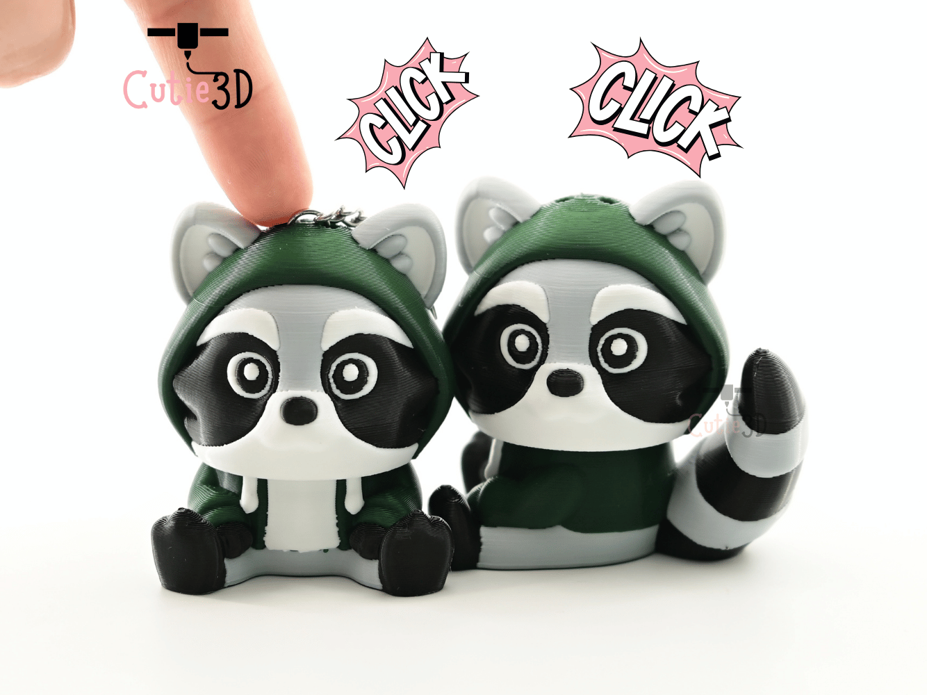 Cutie3D-Autumn Raccoon Hoodie Keycap Fidget Clicker Keychain_01.png